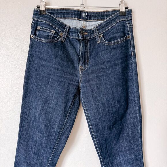Gap High Rise Skinny Jean Dark Wash Size 26 - Picture 3 of 8